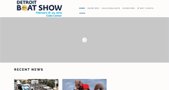Desktop Screenshot of detroitboatshow.net